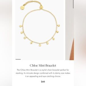 Gorjana Chloe Mini Bracelet Excellent condition !